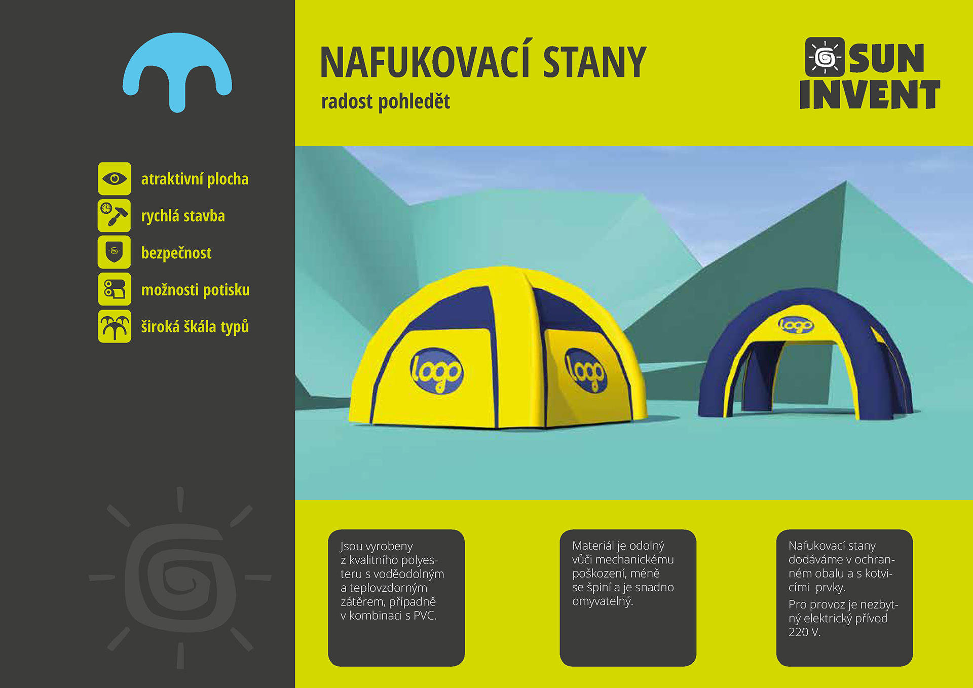 Nafukovací stany